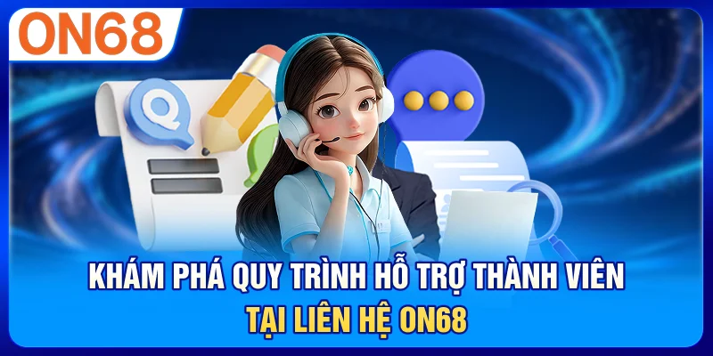 Khám phá quy trình hỗ trợ thành viên tại liên hệ ON68