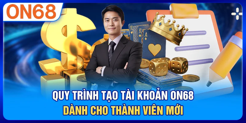 Quy trình tạo tài khoản ON68 dành cho thành viên mới